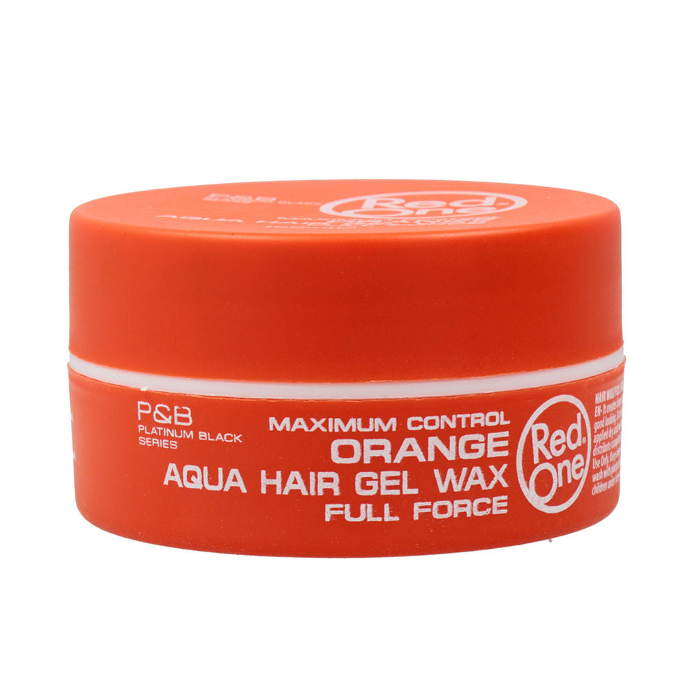 Red One FULL FORCE AQUA HAIR WAX gel #orange 150 ml