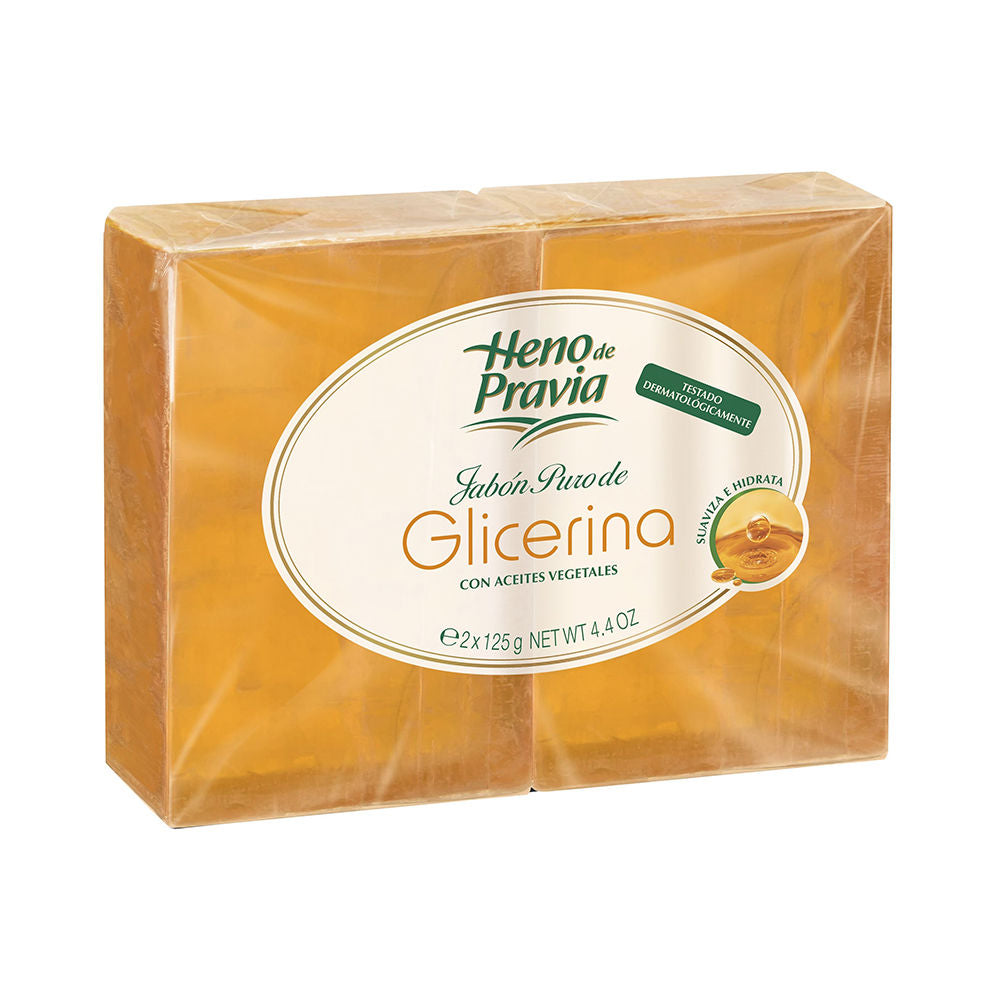 Heno De Pravia GLYCERINE ren tvål paket 2 x 125 gr