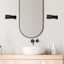 7156 - Svart Vägglampa