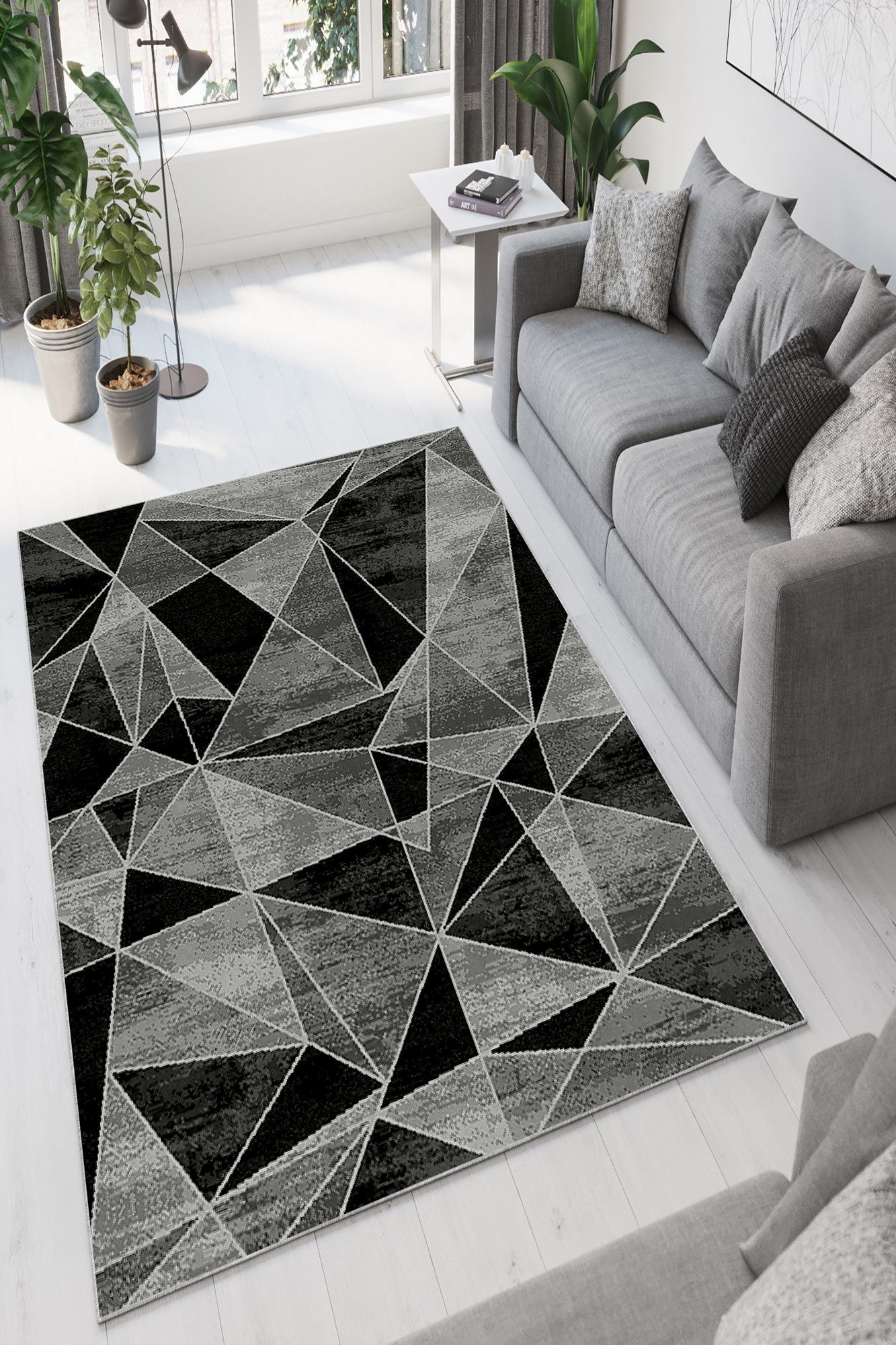 W942 - Grå Hallmatta (100 x 200)