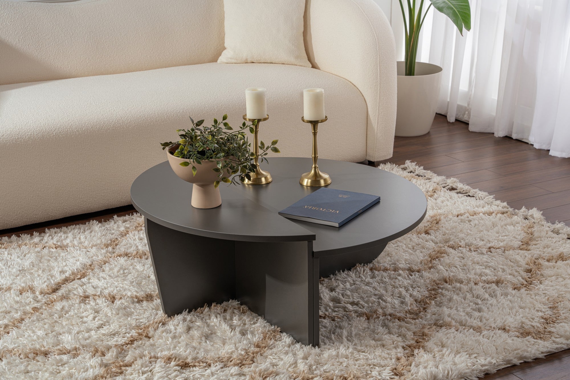 Orion - Antracit Kaffe Bord