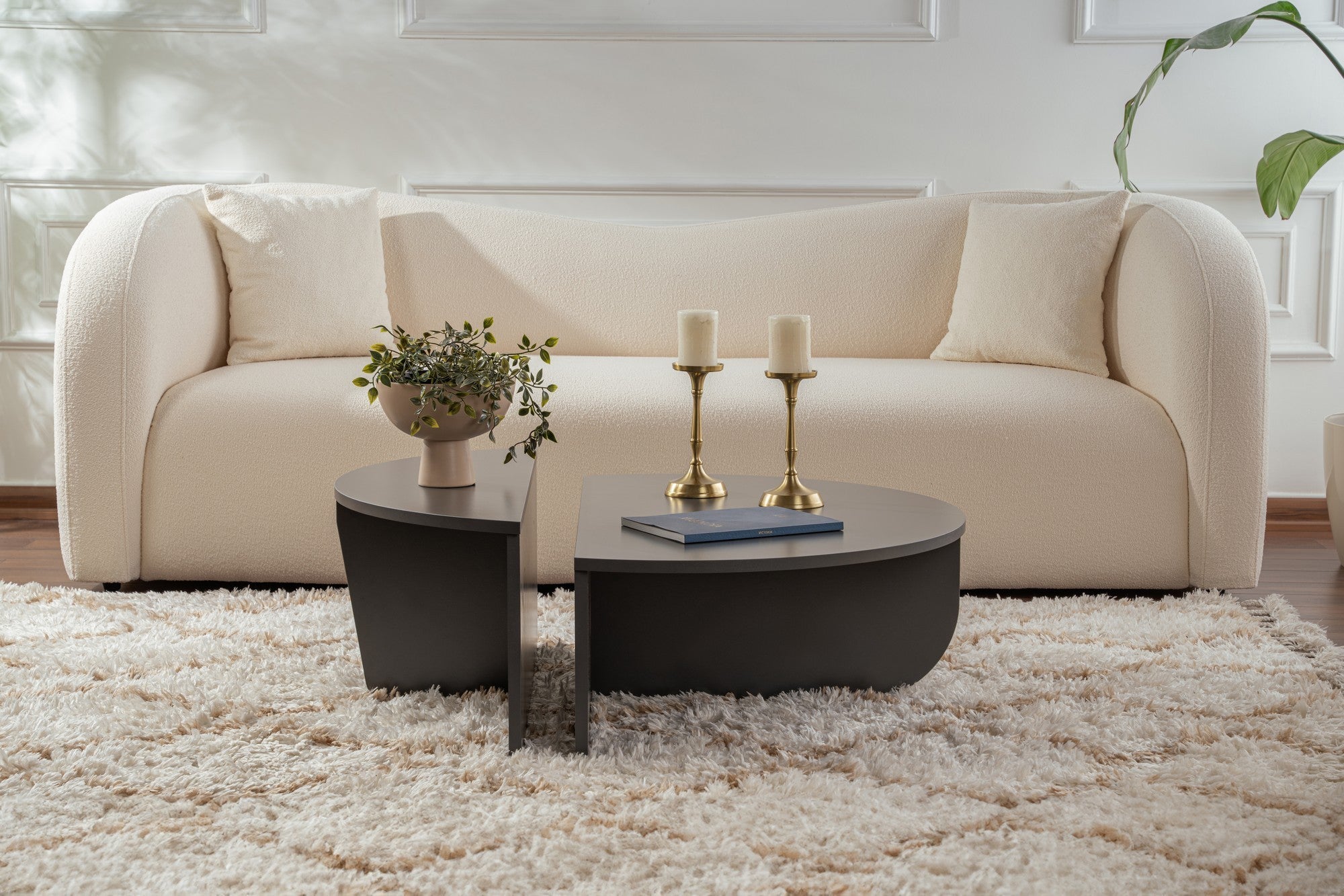 Orion - Antracit Kaffe Bord
