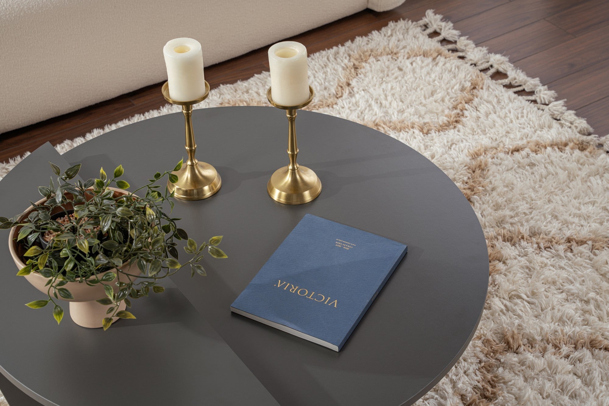 Orion - Antracit Kaffe Bord
