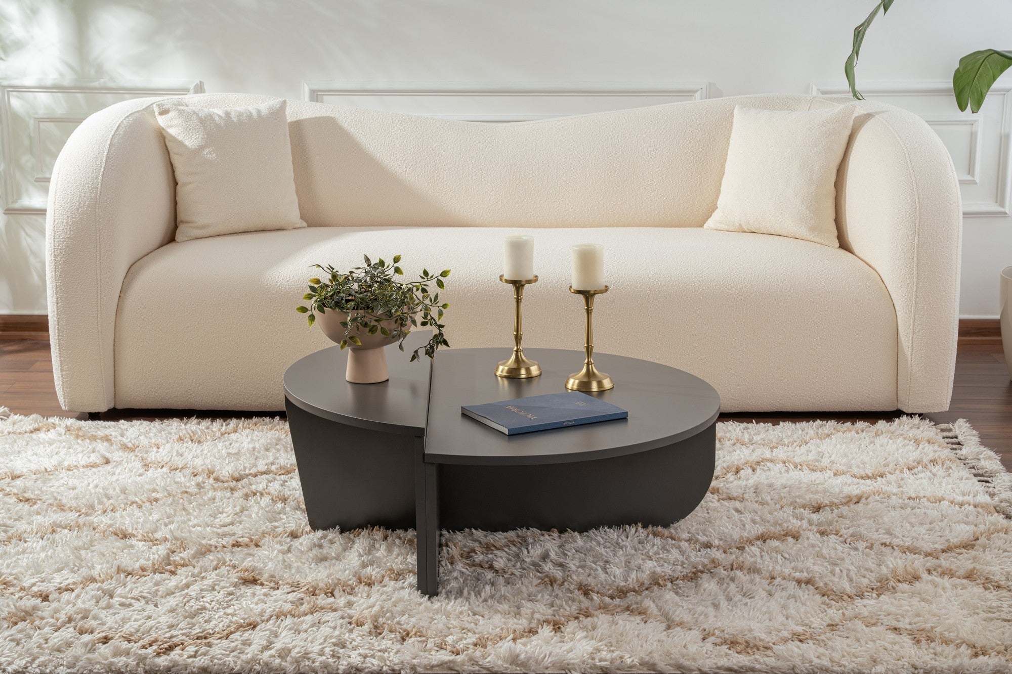Orion - Antracit Kaffe Bord