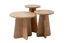 Lume - Sapphire Oak Nesting Table (3 Pieces)