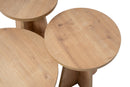 Lume - Sapphire Oak Nesting Table (3 Pieces)