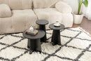 Lume - Wood Black Nesting Table (3 Pieces)