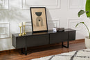 Serenity - Wood Black, Svart TV-ställ