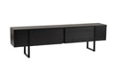 Serenity - Wood Black, Svart TV-ställ