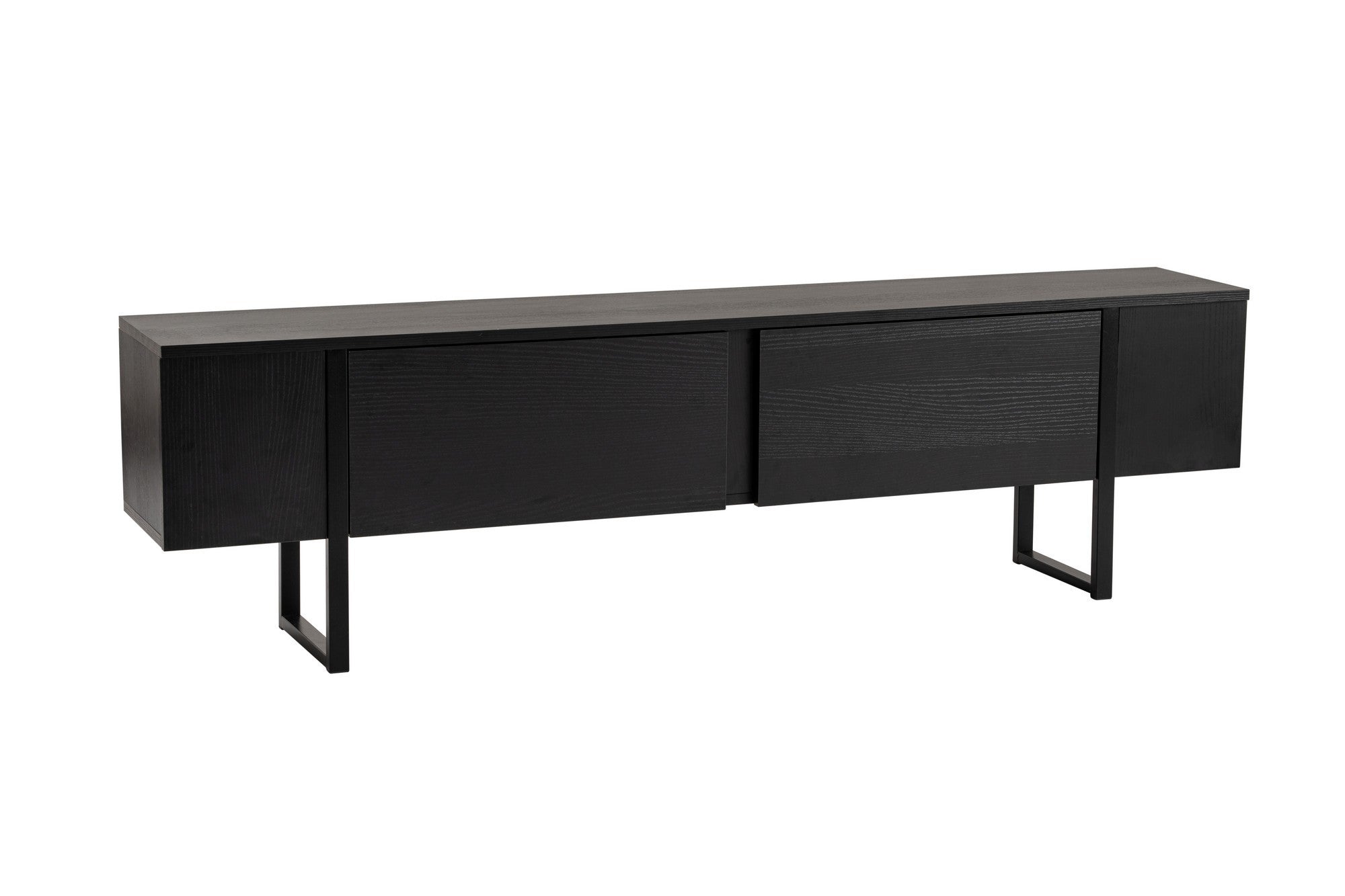 Serenity - Wood Black, Svart TV-ställ
