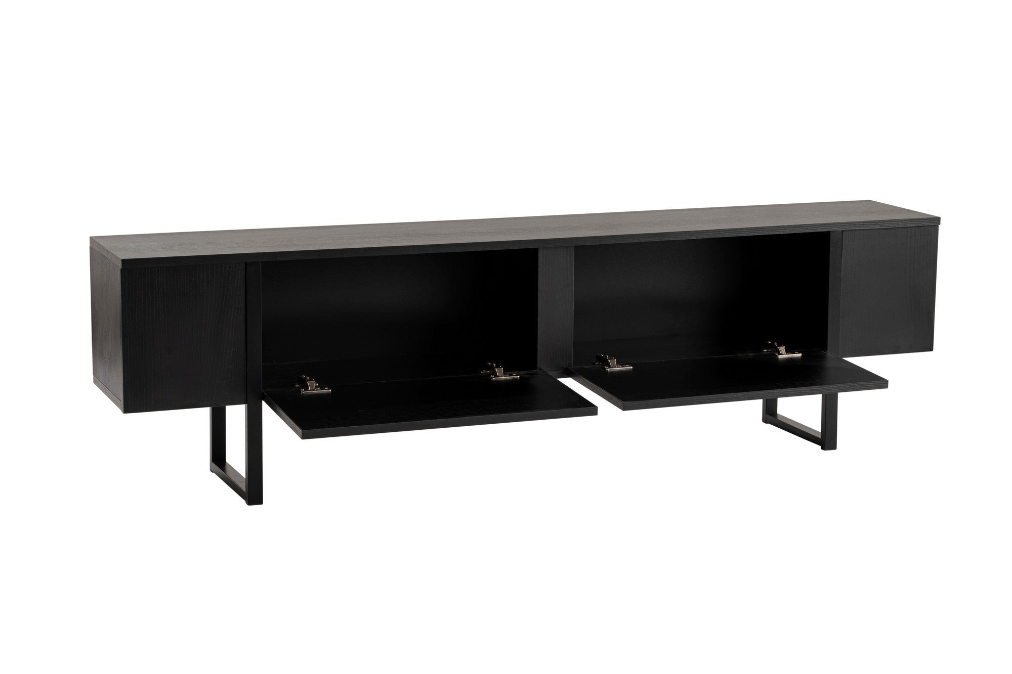 Serenity - Wood Black, Svart TV-ställ