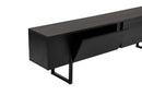 Serenity - Wood Black, Svart TV-ställ