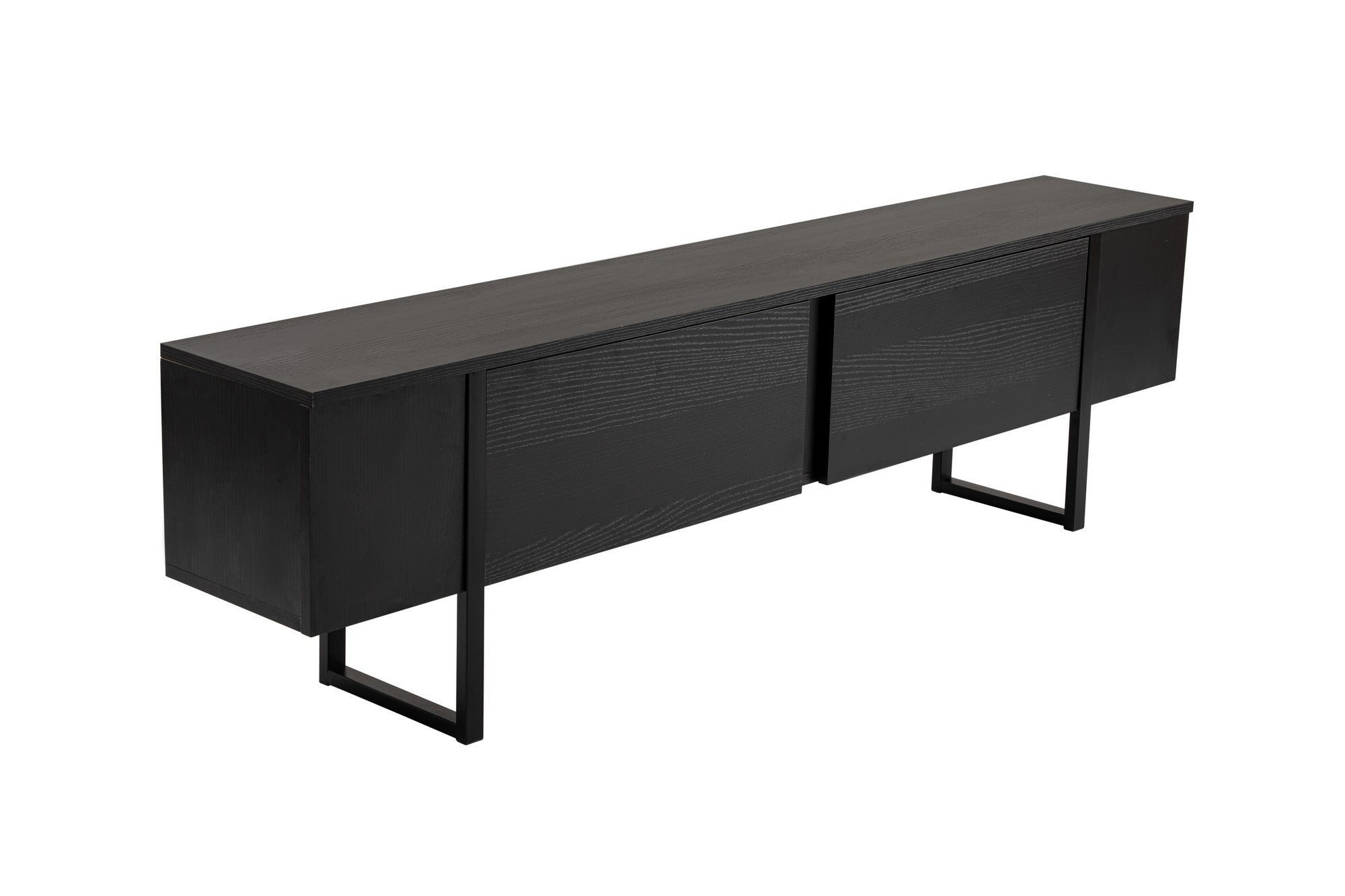 Serenity - Wood Black, Svart TV-ställ
