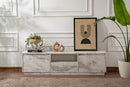 Vanguard - Fressia Marble TV Stand