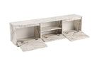 Vanguard - Fressia Marble TV Stand