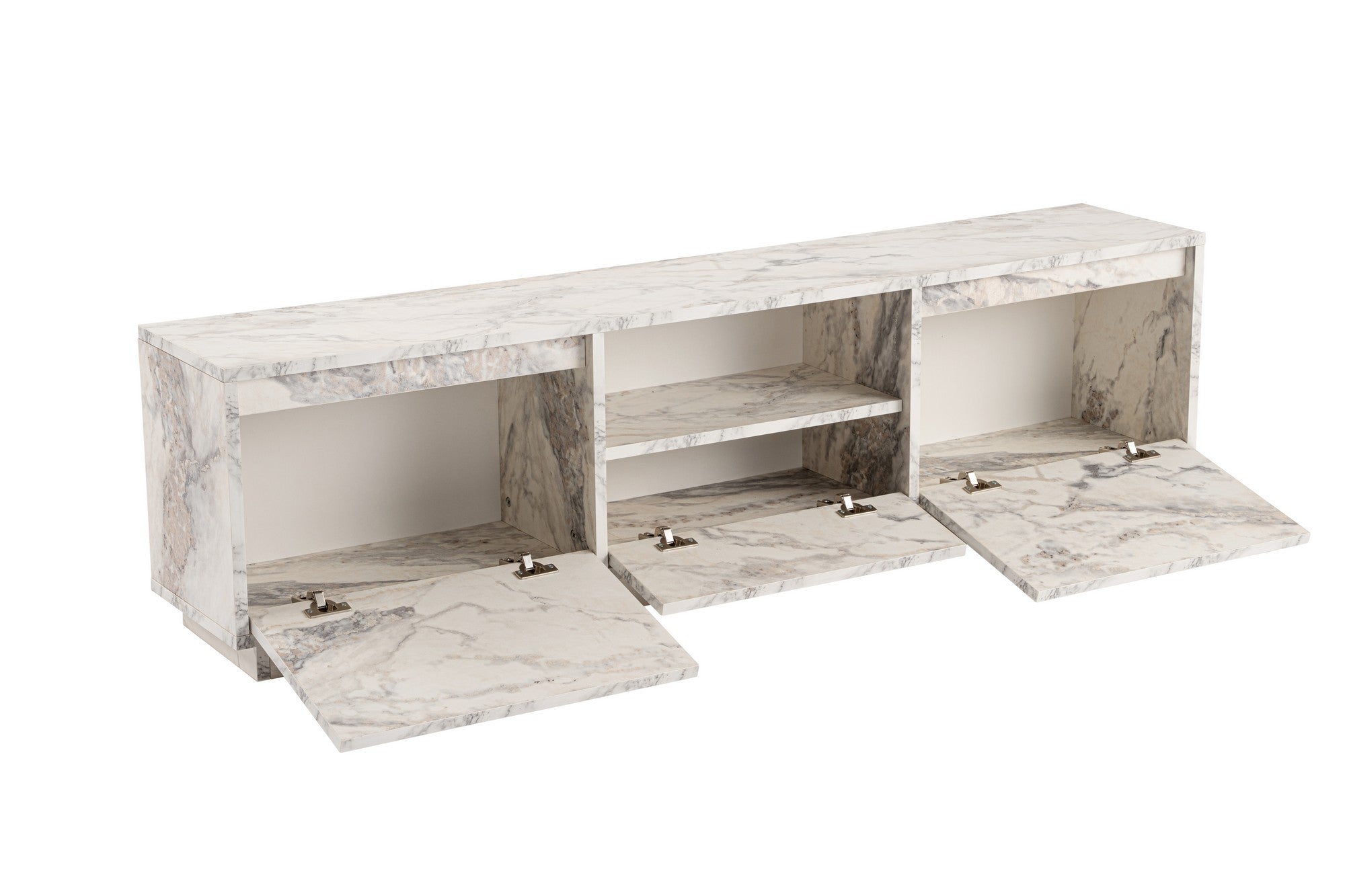 Vanguard - Fressia Marble TV Stand