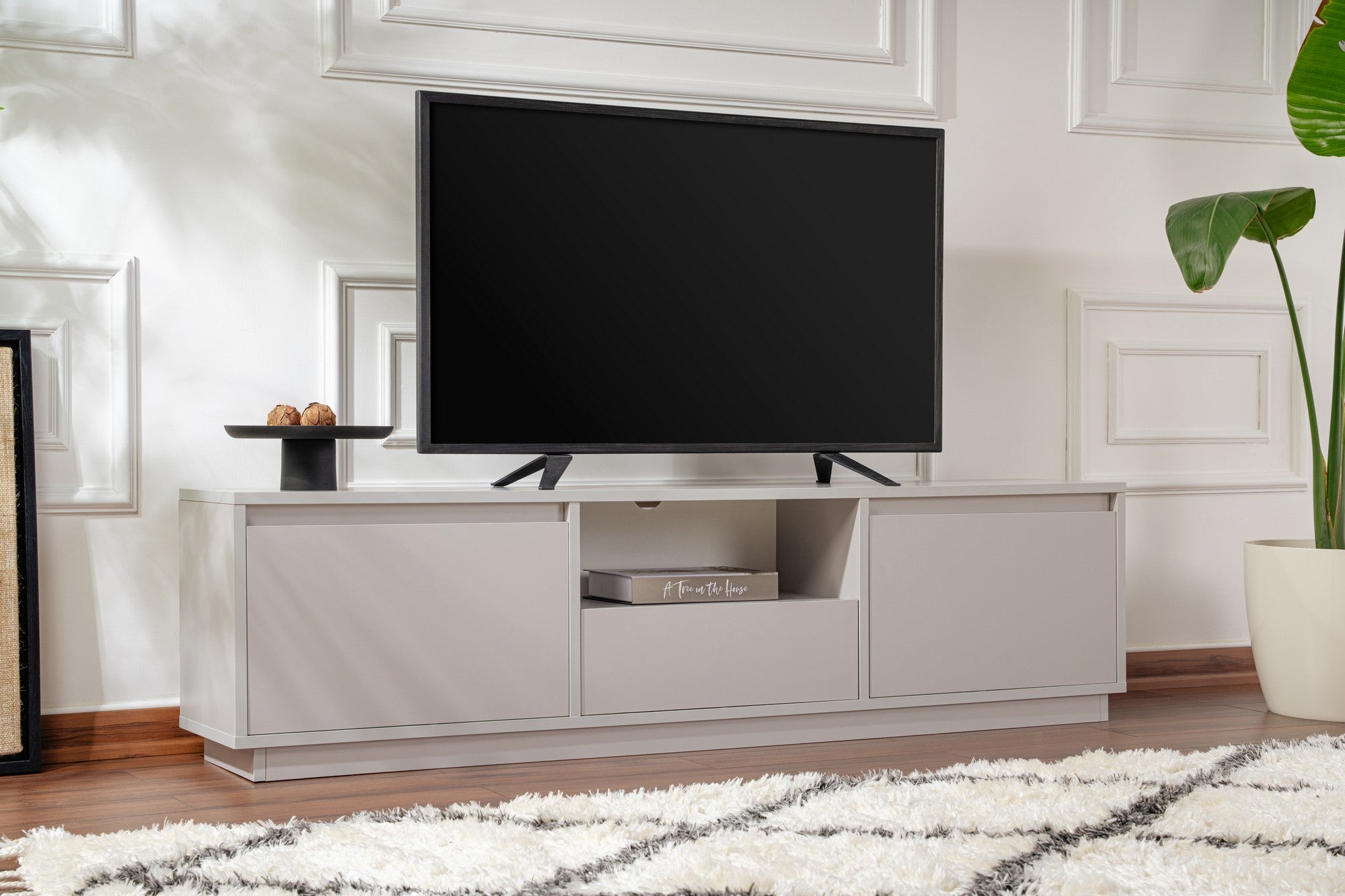Vanguard - Grey TV Stand