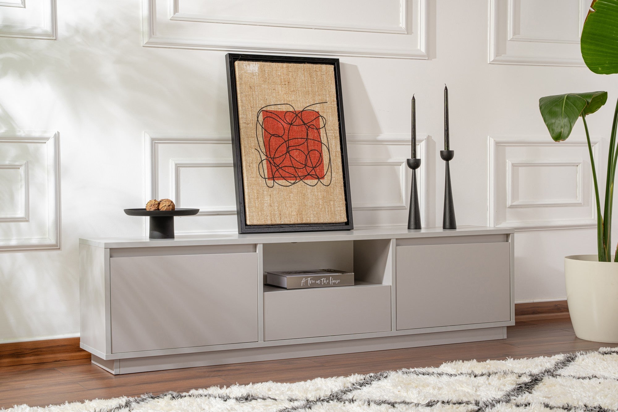 Vanguard - Grey TV Stand