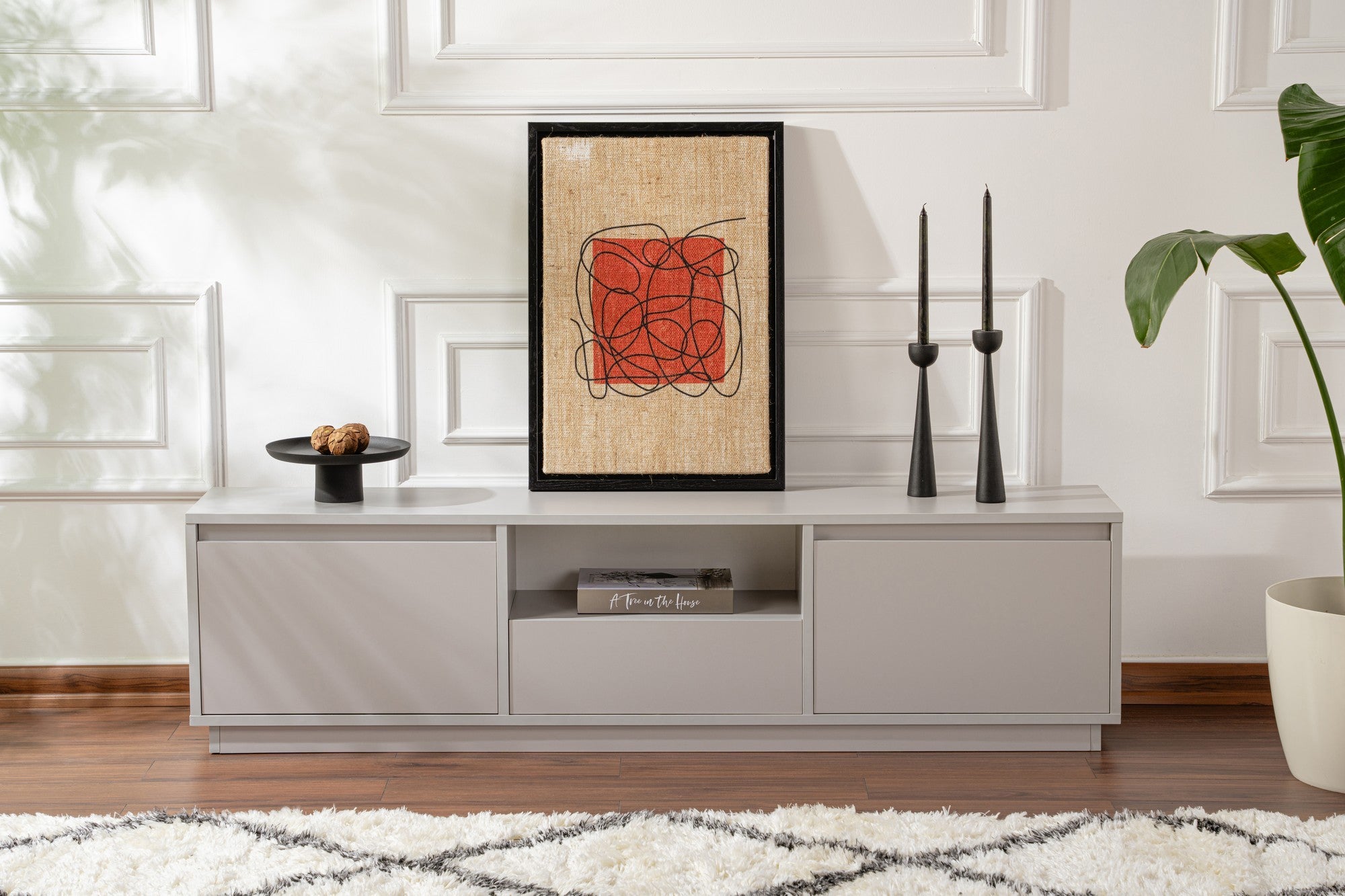 Vanguard - Grey TV Stand