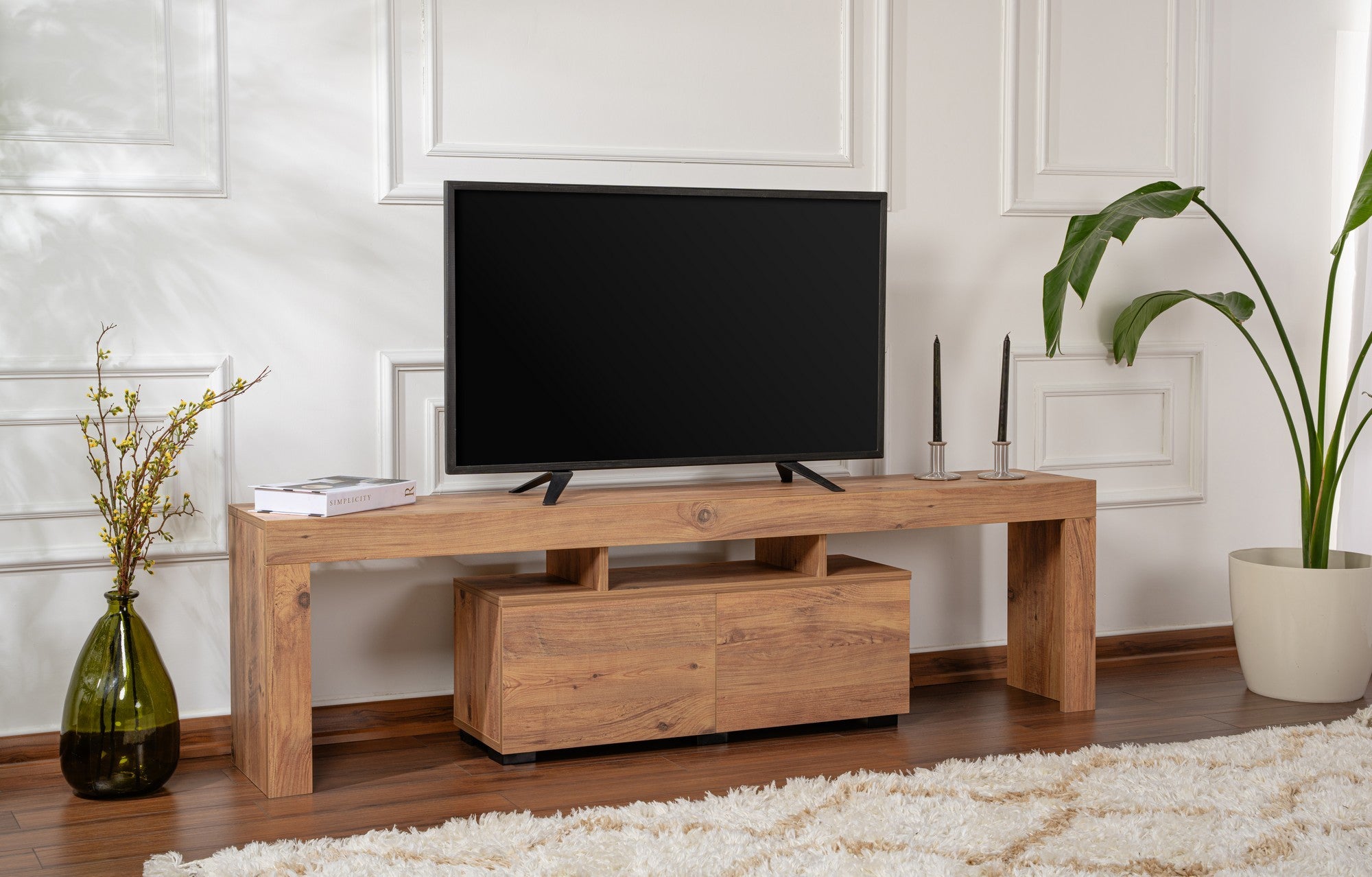 Enclave - Atlantic Pine TV Stand