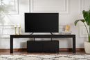 Enclave - Wood Black TV Stand