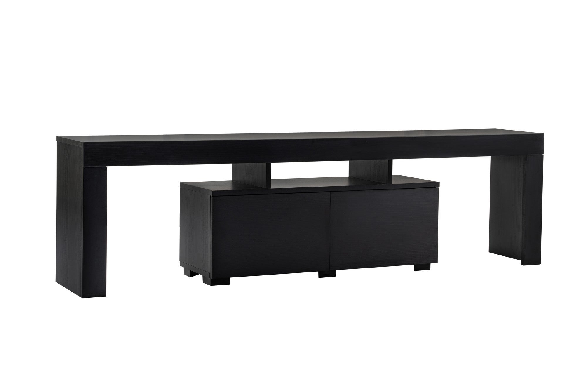 Enclave - Wood Black TV Stand