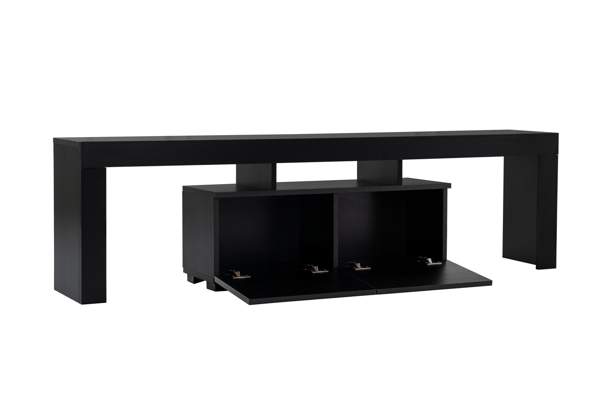 Enclave - Wood Black TV Stand