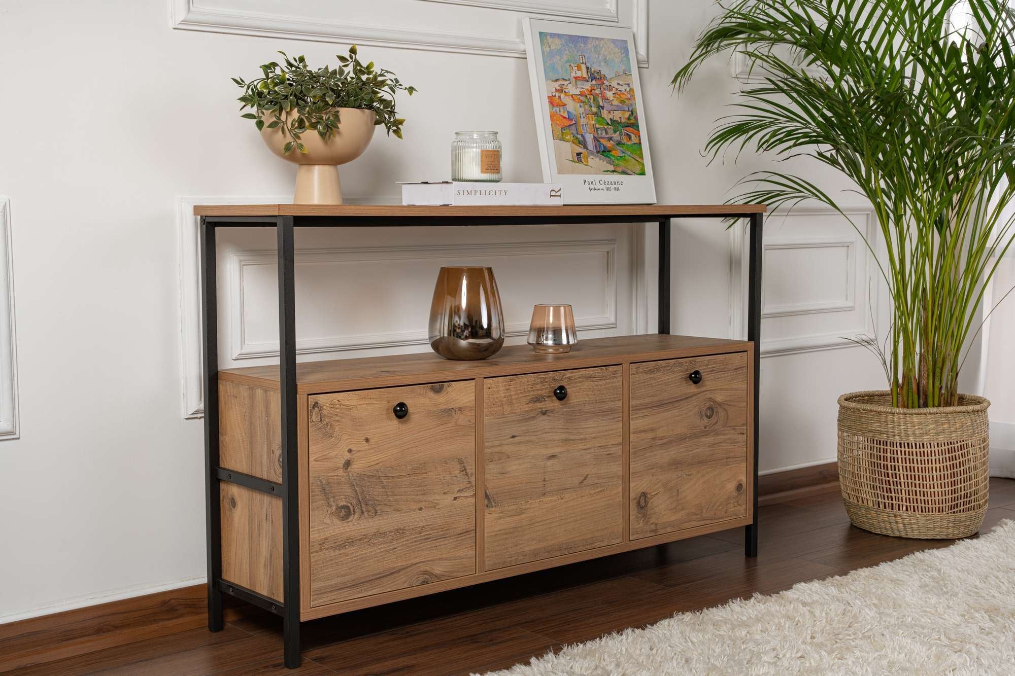 Solace - Atlantic Pine, Black Console
