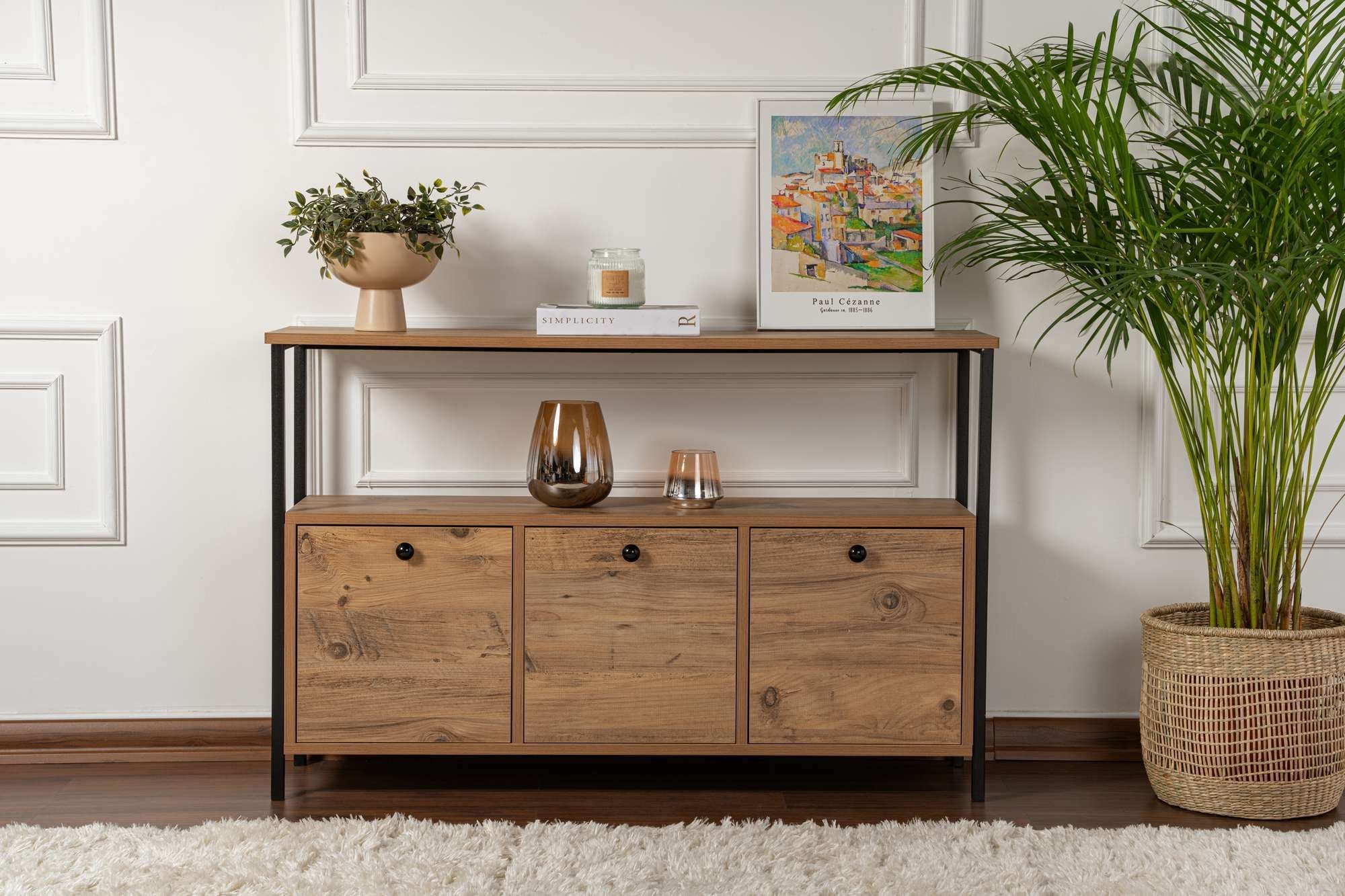 Solace - Atlantic Pine, Black Console