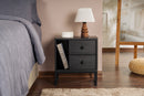 Glimmer - Wood Black, Black Nattduksbord
