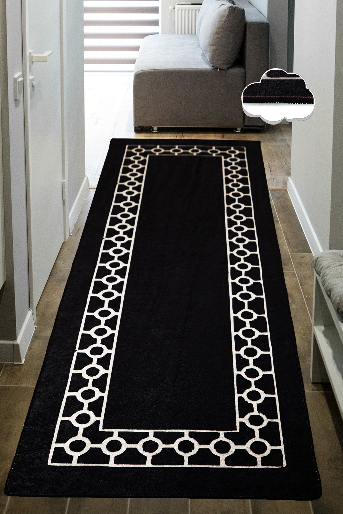 Bague - Black Hall Matta (100 x 200)