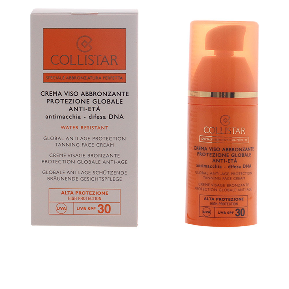 Collistar CREMA ROSTRO bronceadora protección global antiedad SPF30 50 ml