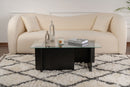 Vetrino - Wood Black Coffee Table