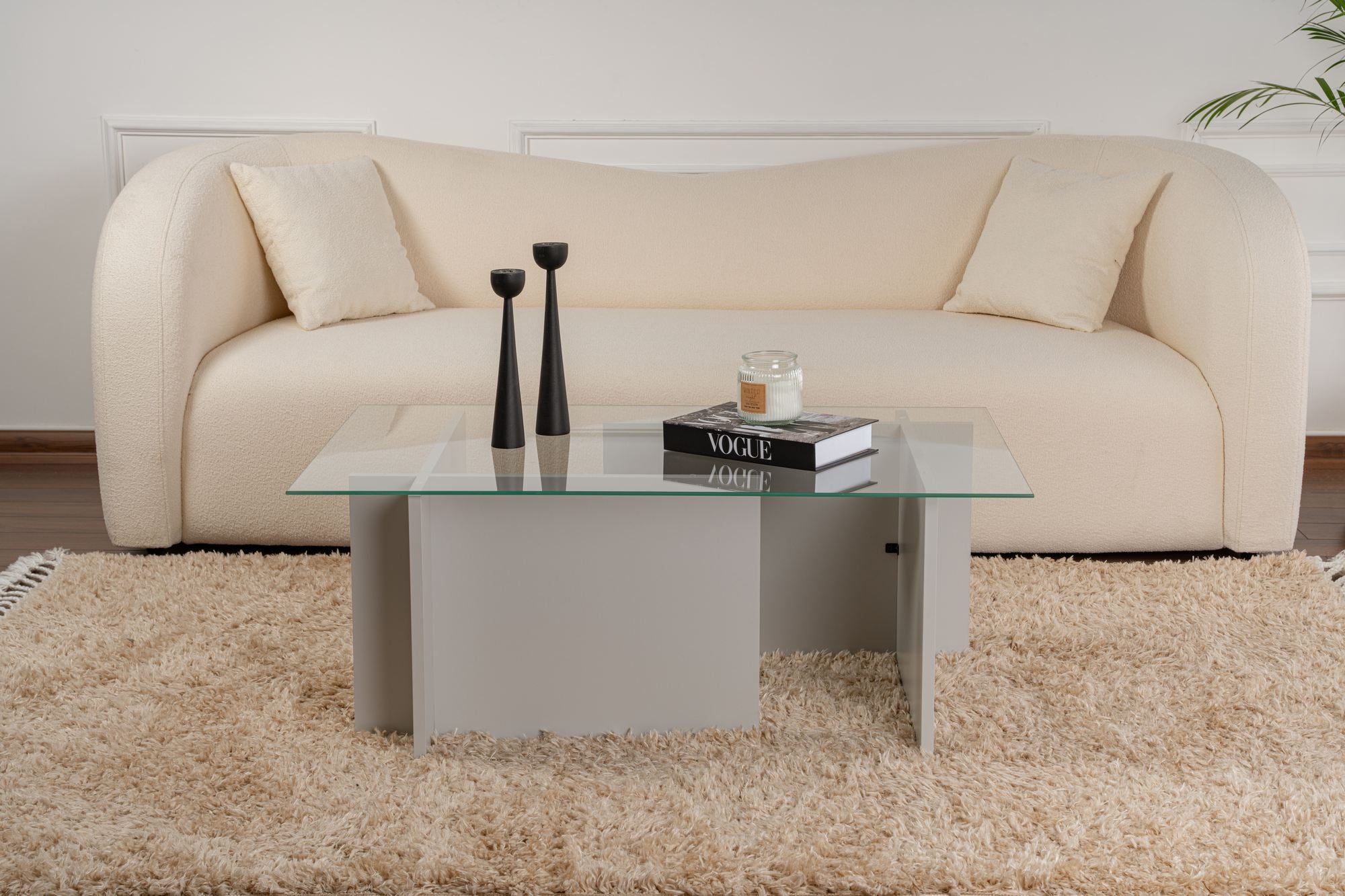 Vetrino - Grey Coffee Table
