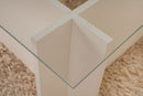 Vetrino - Wooden White Coffee Table