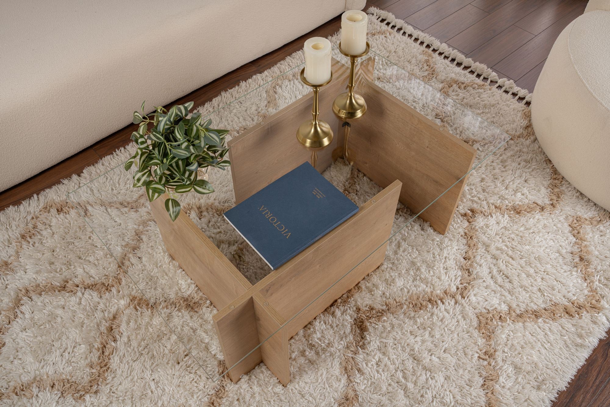 Vetrino - Honey Oak Coffee Table