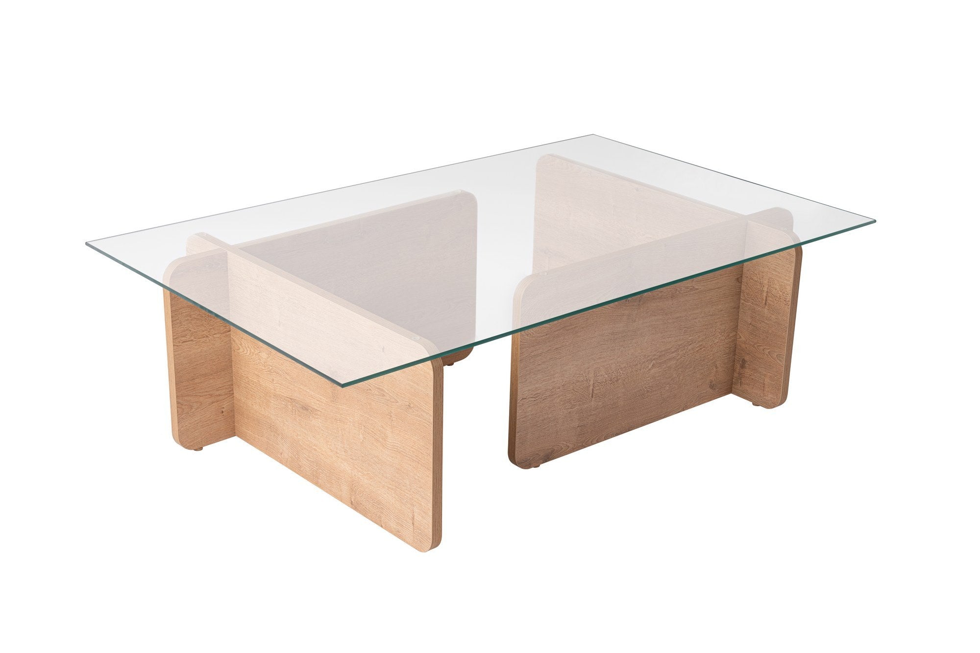 Flavio - Honungs Ek Kaffe Bord