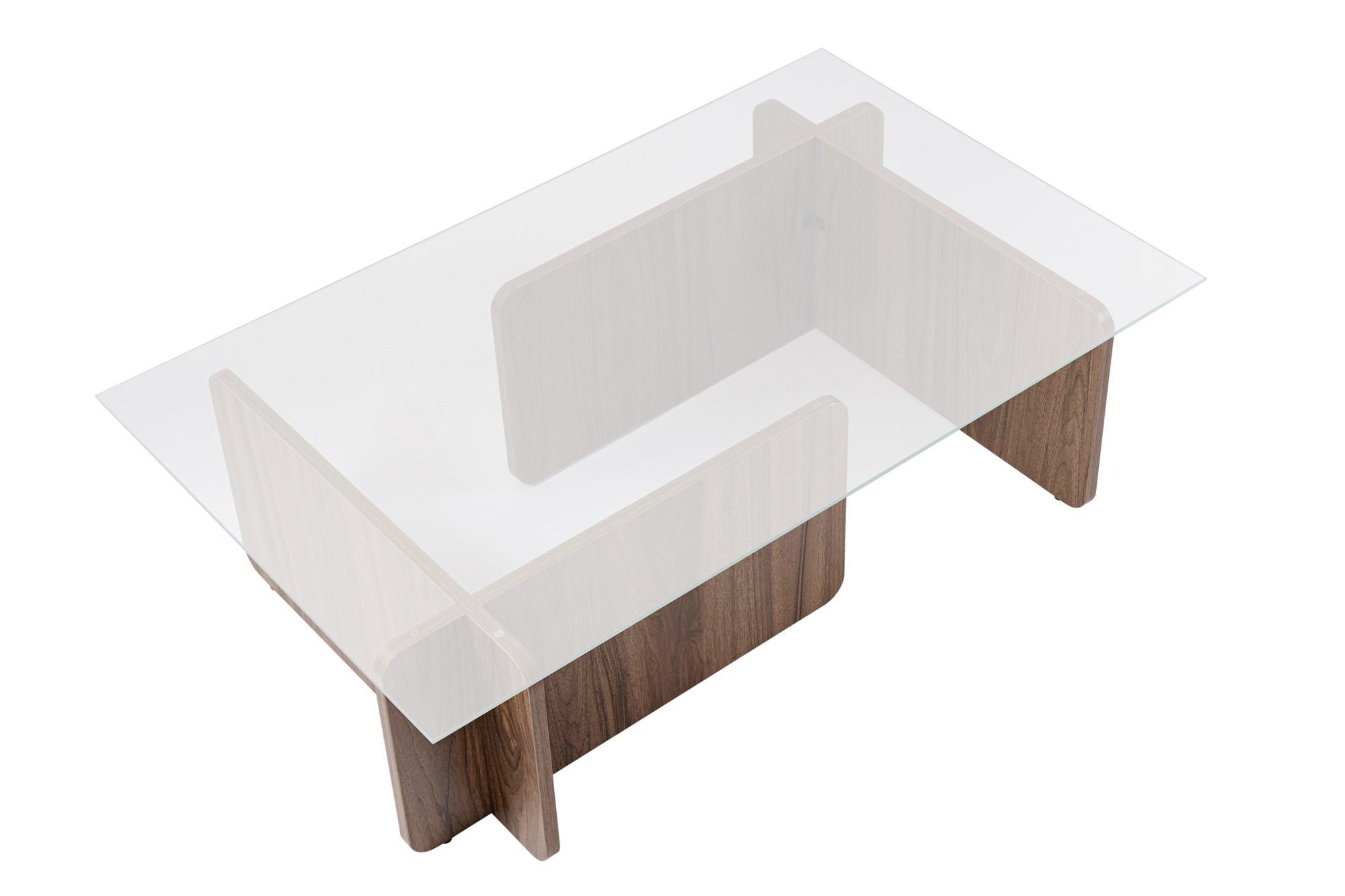 Flavio - Valnöt Kaffe Bord