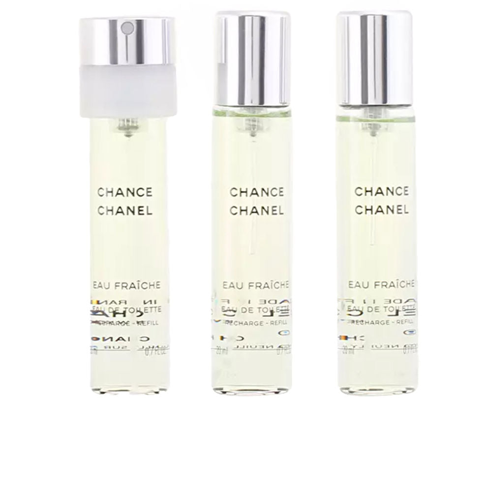 Chanel CHANCE EAU FRAICHE eau de toilette twist & spray 3 refills 3 x 20 ml