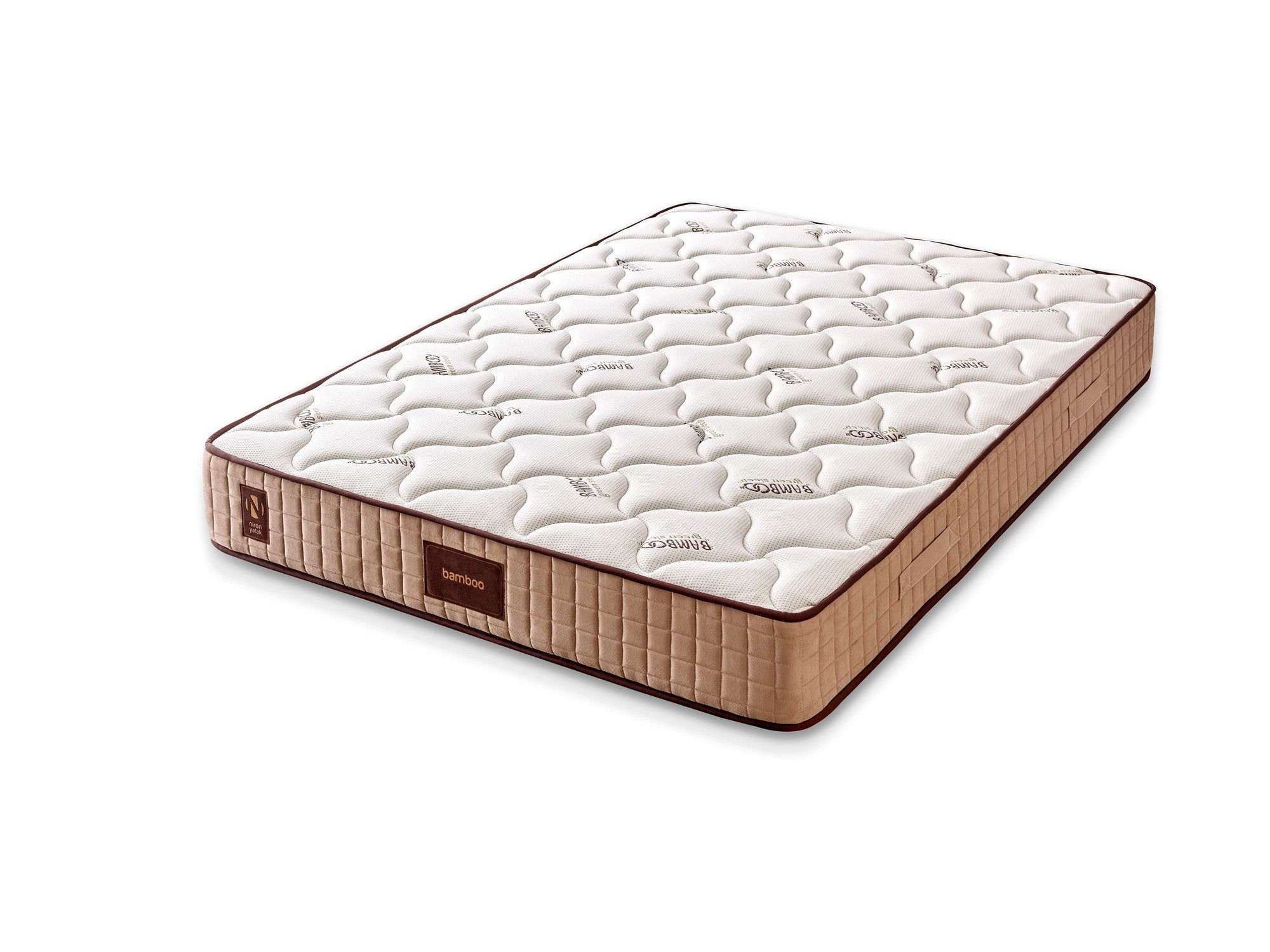 Bambu 200x200 cm Dubbelstorlek medel hård madrass Madrass