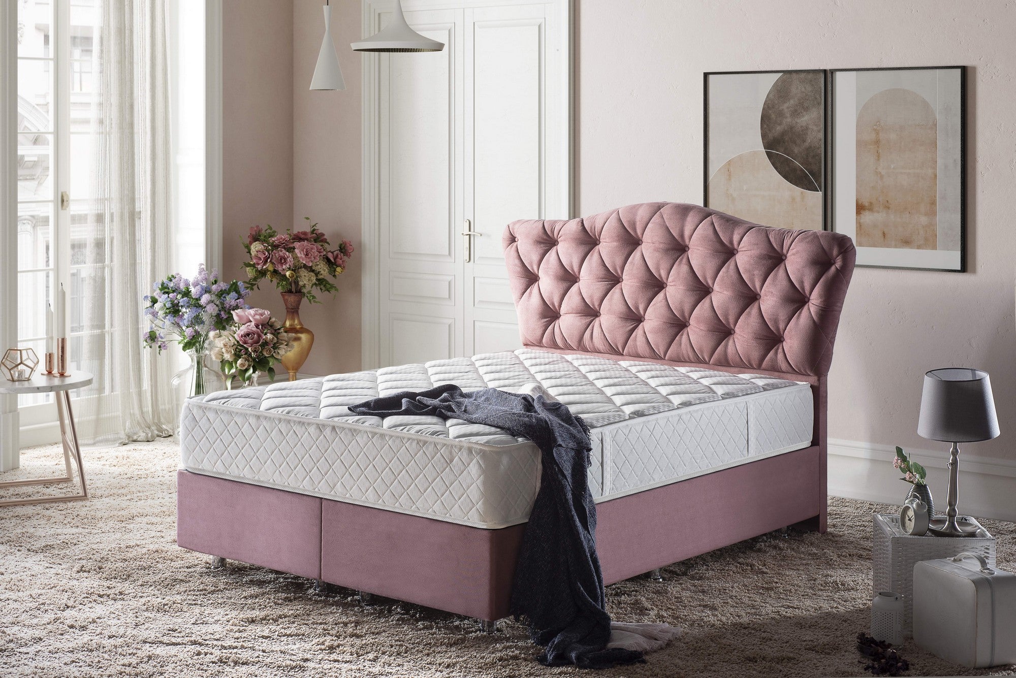 Daisy 180x200 cm Dubbelsäng Luxury Mellan Madrass Madrass