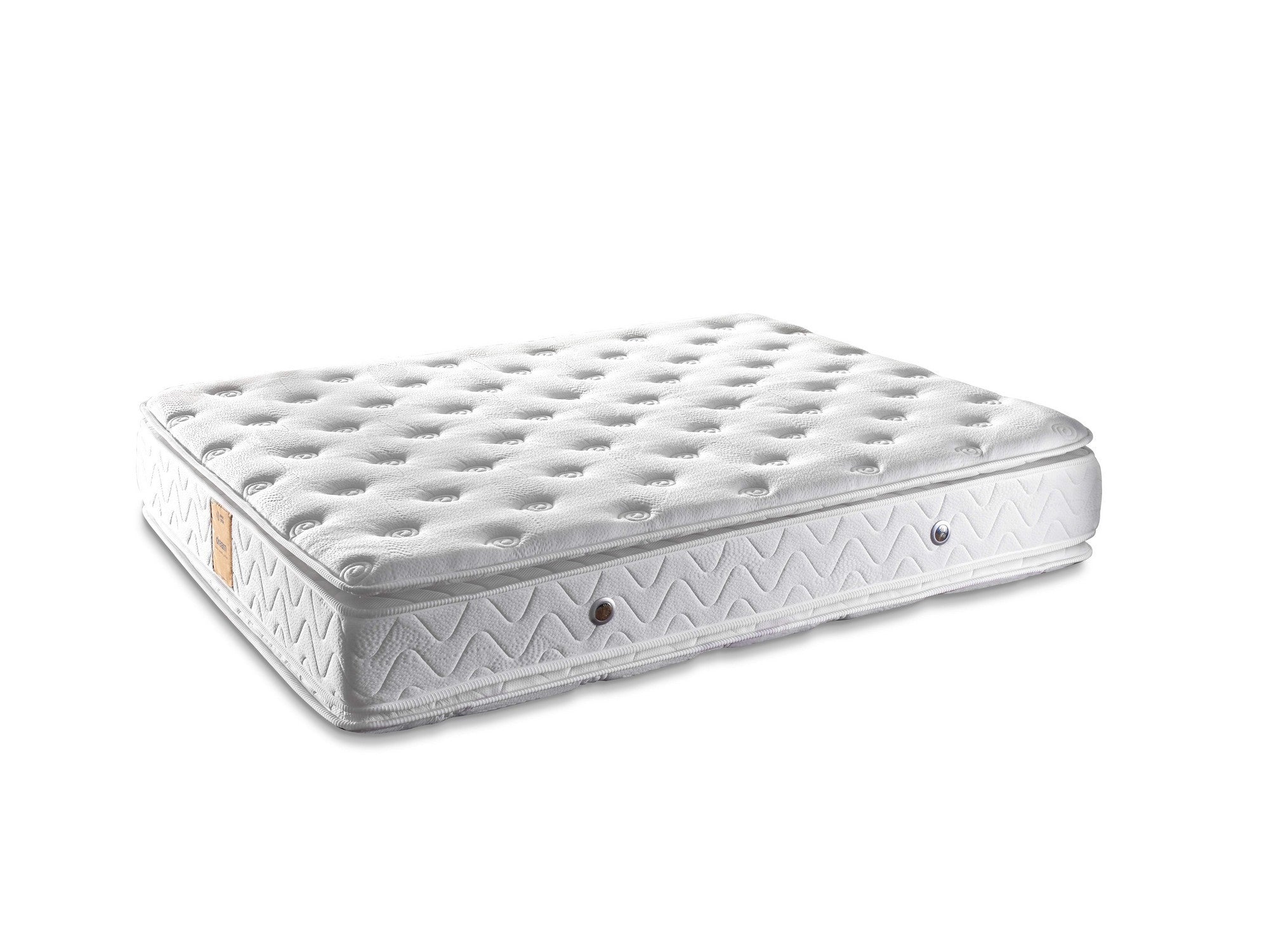 Dröm 200x200 cm Dubbelstorlek Lyxig Medium Fast Dubbel Vadderad Madrass Madrass