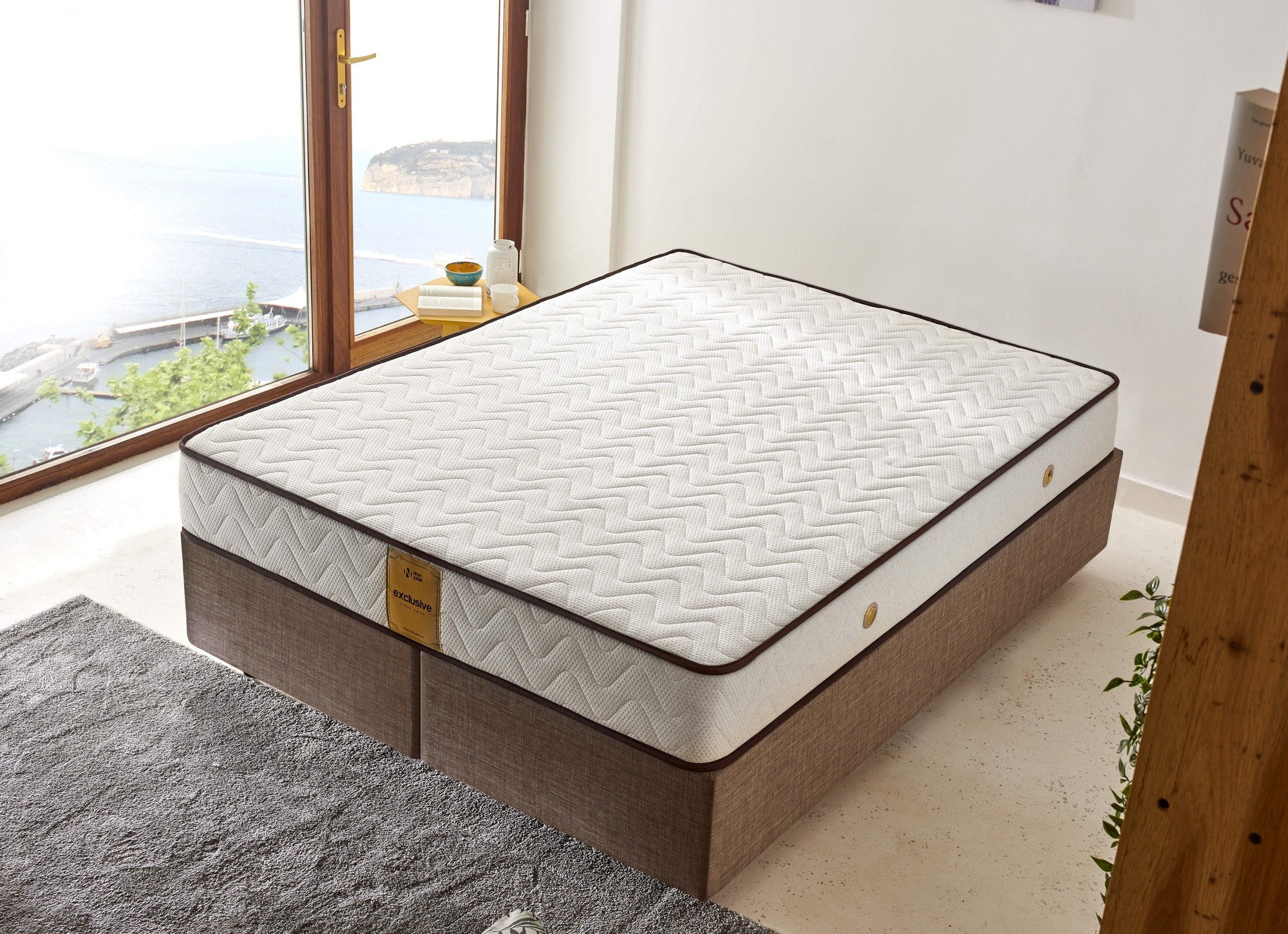 Visco Exclusive 180x200 cm Dubbelstorlek Minnesskum Lyxig Mjuk Madrass Madrass