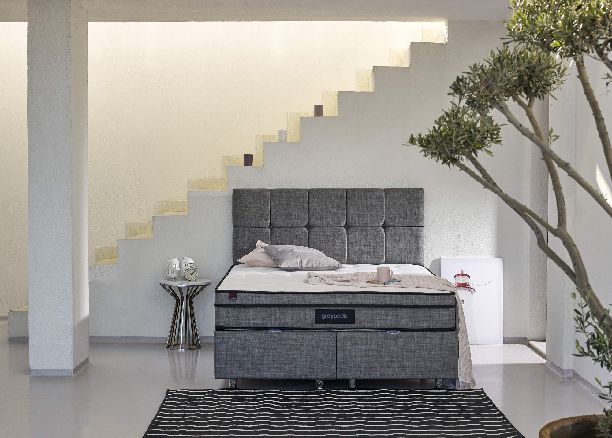 Greypedic 200x200 cm Dubbelsäng Ultra Fast Madrass Madrass