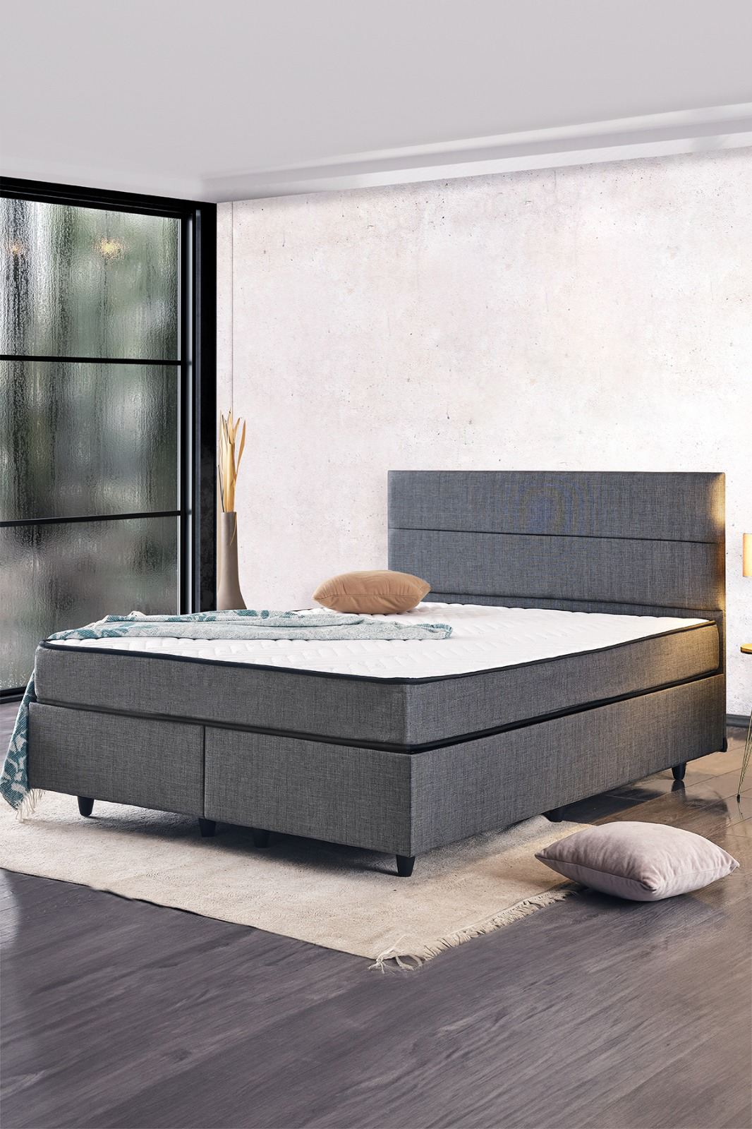 Silver 100x200 cm Enkelstorlek Fast Madrass Madrass
