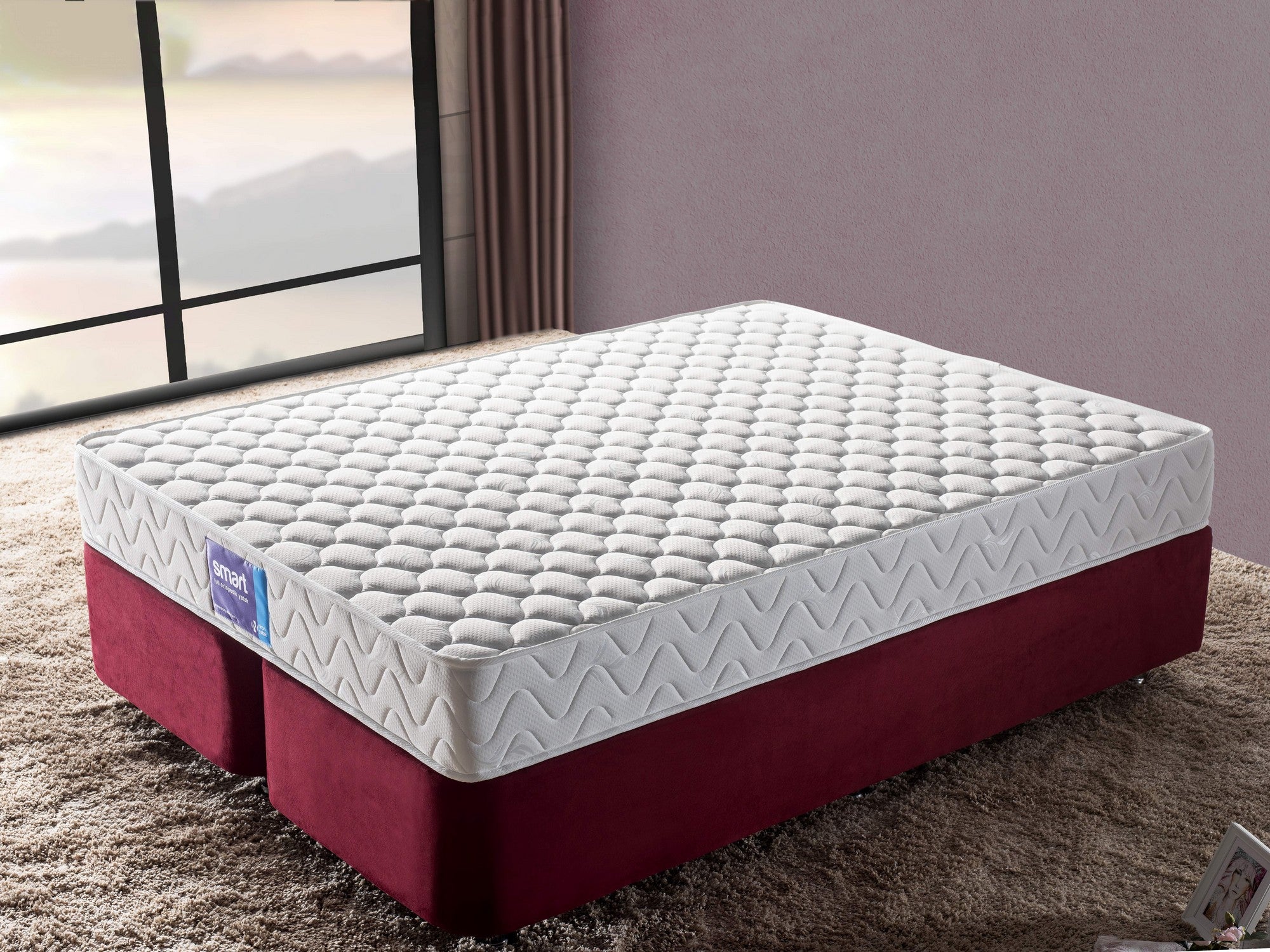 Smart 140x190 cm Dubbelstorlek Fast Madrass Madrass