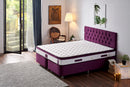 Violett 200x200 cm Dubbelsäng Medelhård Sängmatta Sängmatta