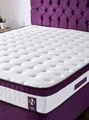 Violett 200x200 cm Dubbelsäng Medelhård Sängmatta Sängmatta