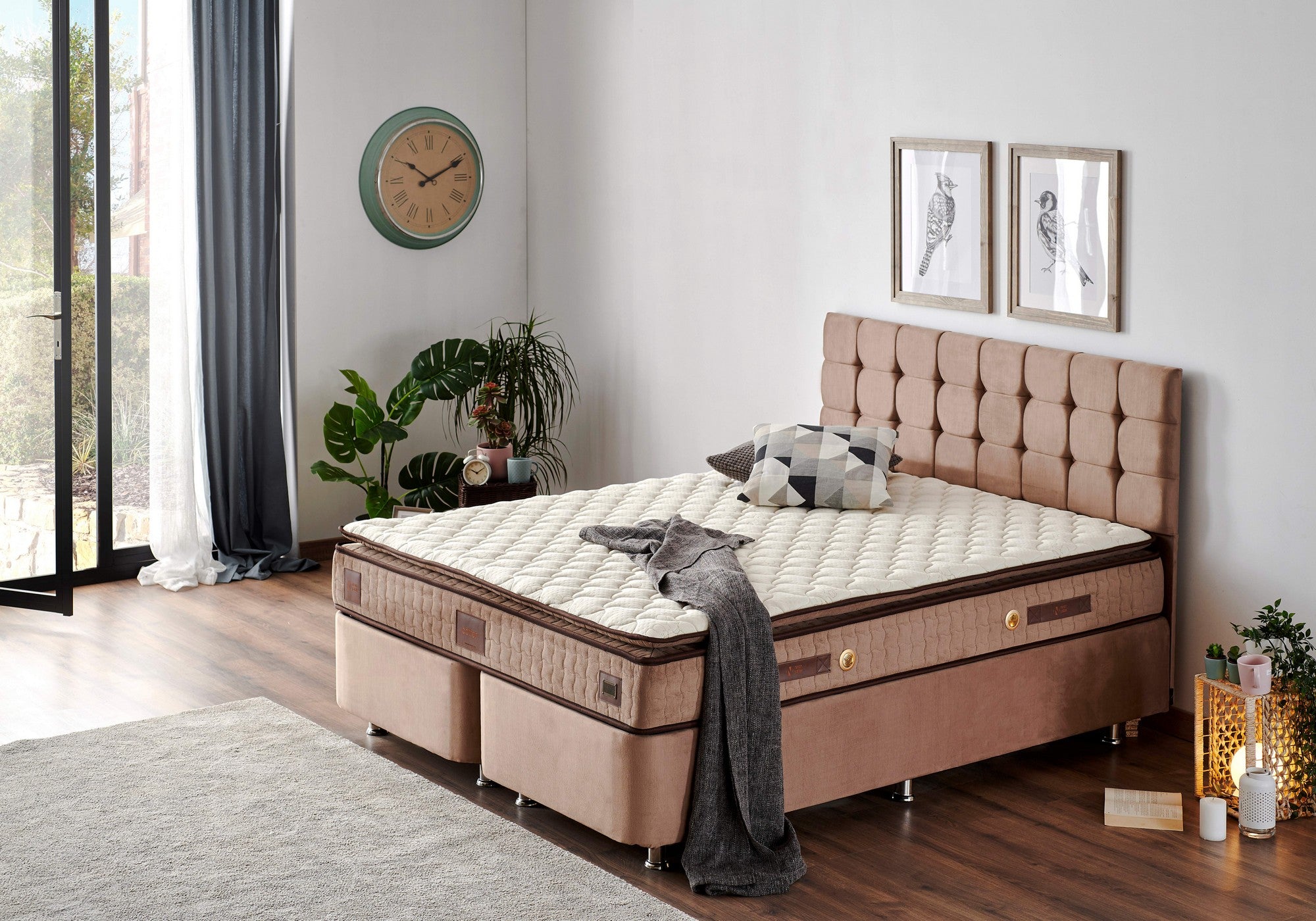 W Cotton 140x190 cm Dubbelstorlek Hård Madrass Madrass
