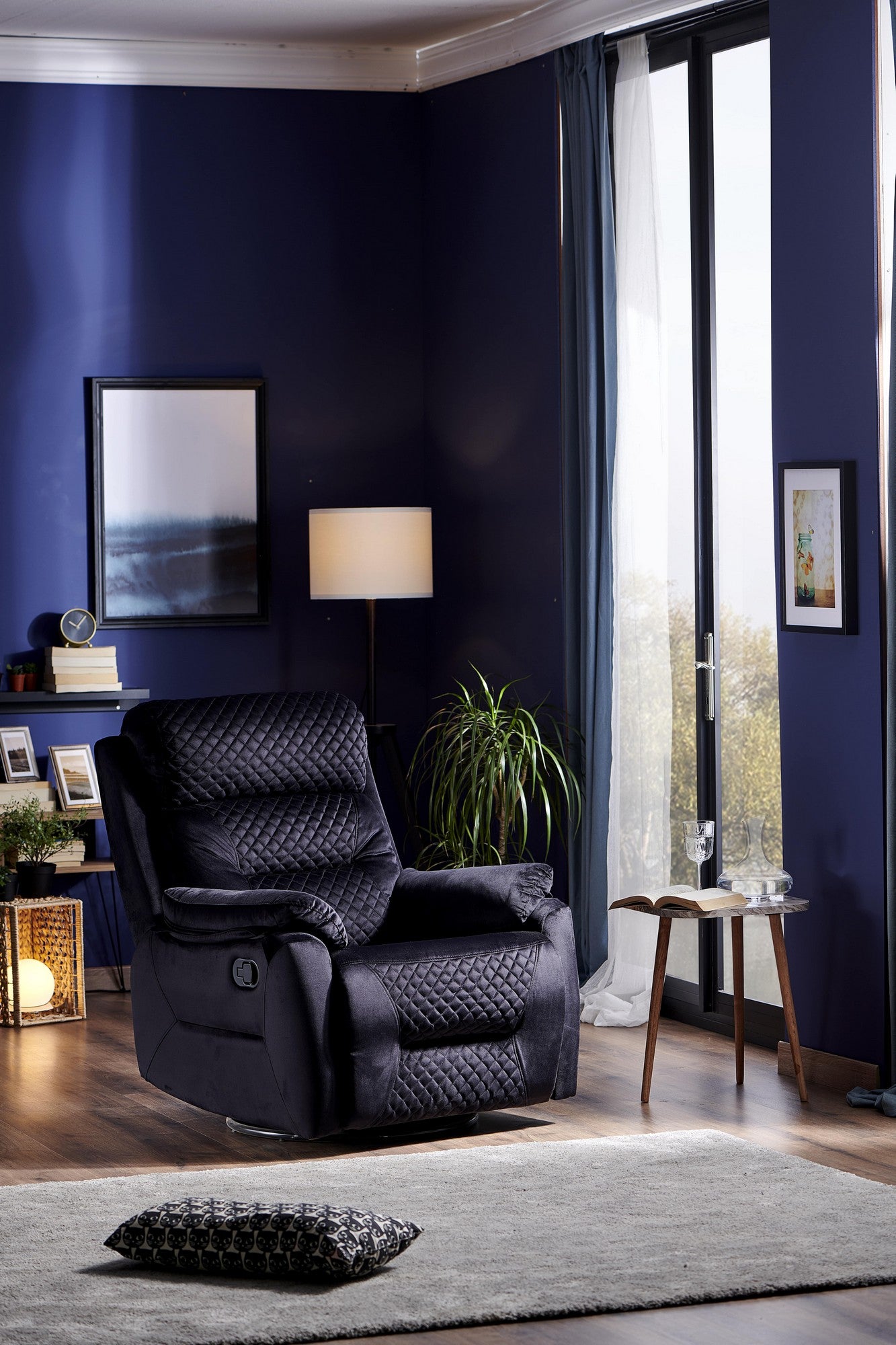 Trone TV - Svart Recliner